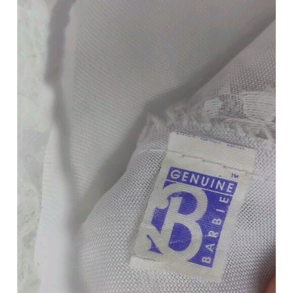 Vintage 1990 The Bridal Collection Barbie Wedding Dress Bouquet Vale #779 Mattel - Picture 10 of 15